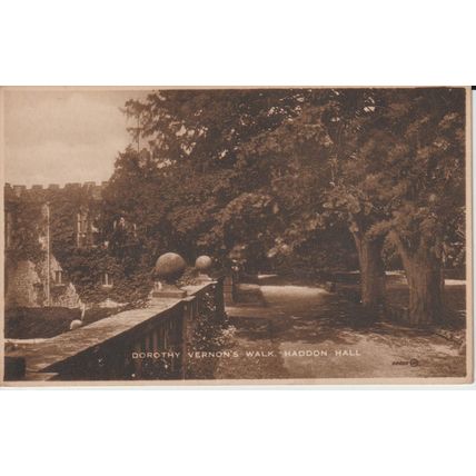 Dorothy Vernon's Walk, Haddon Hall - Valentine's "Selectype" Series