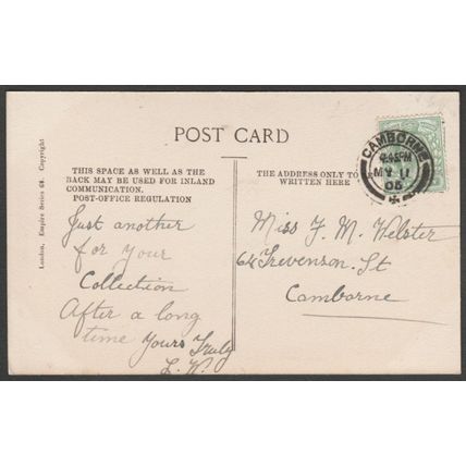 Actress Nina Sevening, 1905 - Empire Series Postcard