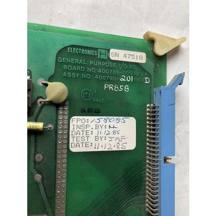 HOUDAILLE 400789-000 REV F GENERAL PURPOSE I/O BOARD,400790-201 Revd STRIPPIT,HA