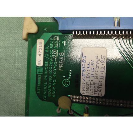 HOUDAILLE 400789-000 REV F GENERAL PURPOSE I/O BOARD,400790-201 Revd STRIPPIT,HA
