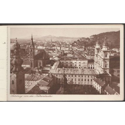 Salzburg, 1925 - 12 Kupferdruckkarten Jurischek - Album