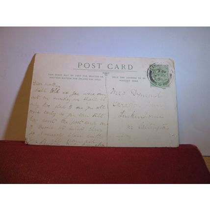GOLITHAL FALLS, CORNWALL. used antique postcard by Smythurst 1906 pm =