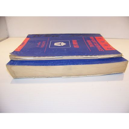 1993 DODGE RAM 50 ENGINE CHASSIS BODY & ELECTRICAL SERVICE MANUALS VOL 1 VOL 2