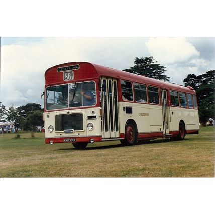 Colour Photograph of Cheltenham District Traction Co. Ltd. - KHW 309E