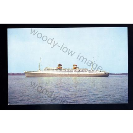 LS3246 - Holland-America Liner - Nieuw Amsterdam - built 1938 - postcard