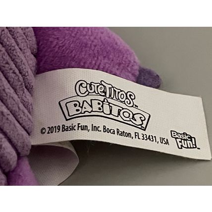 CUTITOS BABITOS BANDITO PURPLE ARMADILLO PLUSH