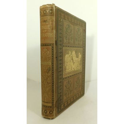 Antique Victorian Casquet Of Literature Poetry Prose Book Anthology Byron &c V4
