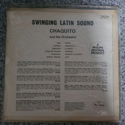 Chaquito And His Orchestra – Swinging Latin Sound (WL1093) 1966 (LP)