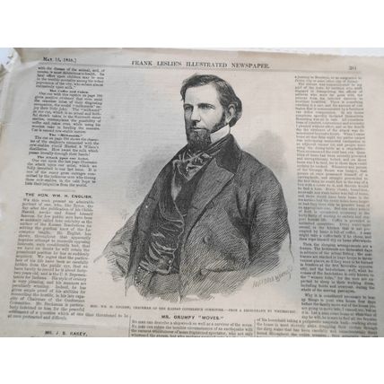 The American Horse-Tamer, Mr. J. S. Rarey - Frank Leslie's, May 15, 1858