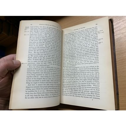 RARE* 1844 "THEOLOGICAL WORKS OF WILLIAM BEVERIDGE" VOL 4 ANTIQUE BOOK (P5)