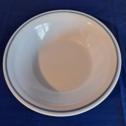 Vintage Corelle SUNSATIONS SOUP BOWL Large 7 1/4" Cereal Blue Line
