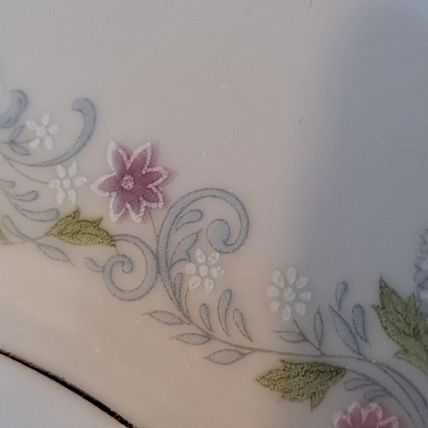 Vintage Lot 4 Crown Ming Fine China WINDSOR SALAD PLATES Jiang Shiang 7 1/2"
