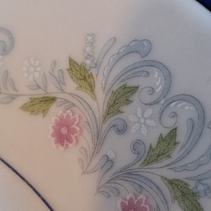 Vintage Lot 4 Crown Ming Fine China WINDSOR SALAD PLATES Jiang Shiang 7 1/2"