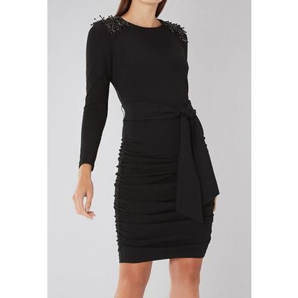COAST Shea Embellished Dress Black BNWT