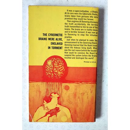 The Cybernetic Brains by Raymond F. Jones (1st edition vintage sci-fi 1969)