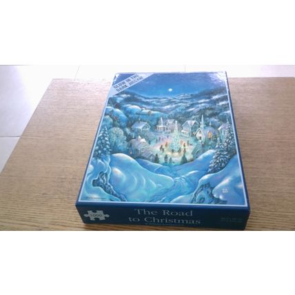 THE ROAD TO CHRISTMAS Glow-in-the-Dark Jigsaw Puzzle (1000 Piece) Express Gifts