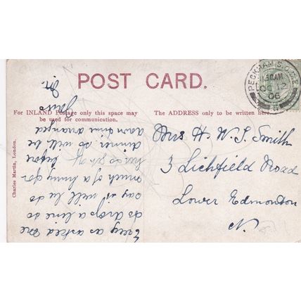 E273 CLAPHAM HIGH STREET. . PRINTED POSTCARD
