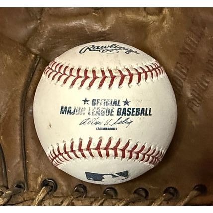Ozzie Guillen Signed Autographed Game Used Official Major League (OML) Baseball
