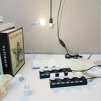 10pcs USB Mini Portable LED Night Light Small Round Lamp Perfect For Motorhomes