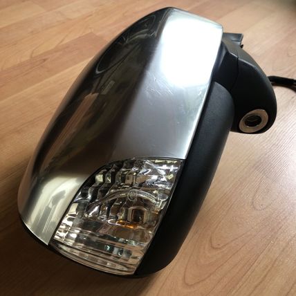 07-14 Volvo XC90 R Passenger Right BLIS Power Mirror Chrome OEM 31297335