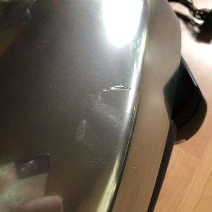 07-14 Volvo XC90 R Passenger Right BLIS Power Mirror Chrome OEM 31297335