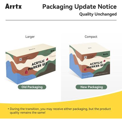 Arrtx 90 Colors Paint Markers, Acrylic Paint Pens for Artists Adults Coloring Dr