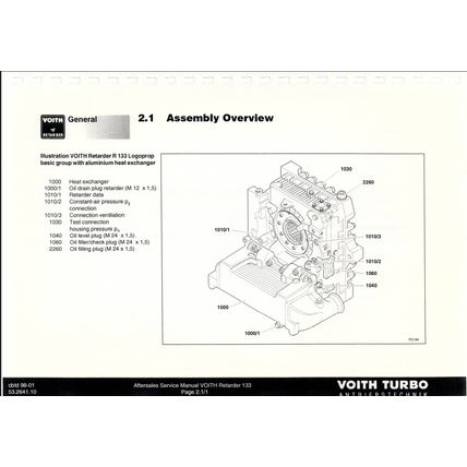 Voith Retarder 133 Aftersales Service Manual Training CBTD9801 53264110 PDF