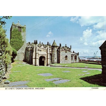 Postcard St Cybi’s Church, Holyhead, Anglesey