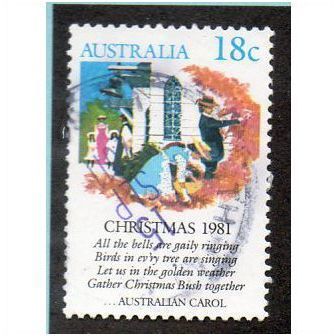 AUS 1981 18c 'CHRISTMAS' FINE USED (EBID14-854)