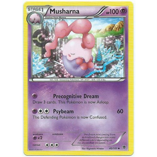 Pokemon Black & White Plasma Blast - #40/101 - Musharna