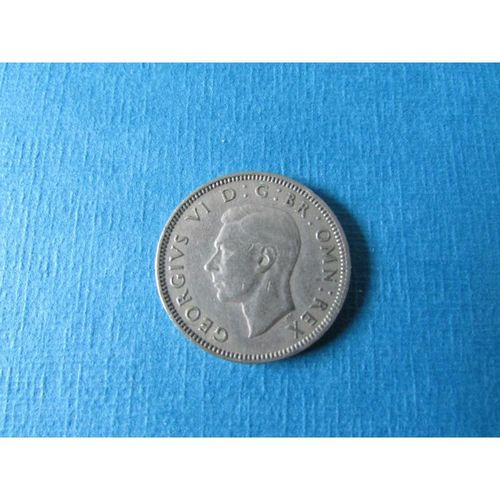 1951 GEORGE VI ENGLISH SHIELD ONE SHILLING FREE POST. K