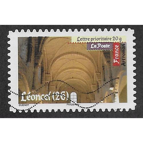 FRA 2010 (56c) 'ART -LEONCEL 26' FINE USED (EBID57-528)