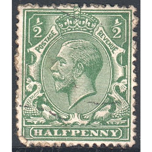 GB 1912 - KGV - SG418 - ½d green - used