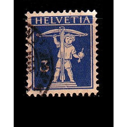 SCHWEIZ SWITZERLAND [1924] MiNr 0199 x ( O/used )