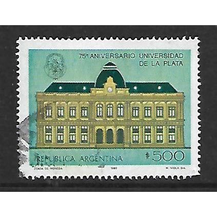 ARGENTINA REP 1980 500p UNIVERSITY OF LA PLATA SG1684 FINE USED