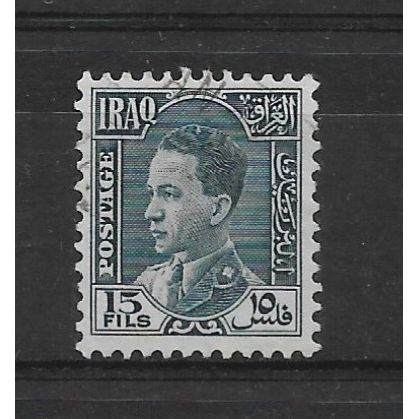 Iraq.SG179 15f King Ghazi (Blue).Fine Used.Nov21a