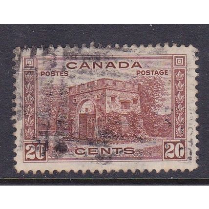 CANADA 1937-8 20c FORT GARRY USED SG365