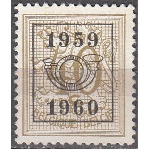 Belgique 1951 Michel 891XAVII O Cote (2008) 0.30 € Lion héraldique 1959