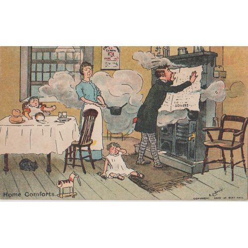 GB circa 1910 Home Comforts by Ludovici printed Davidson cards see others