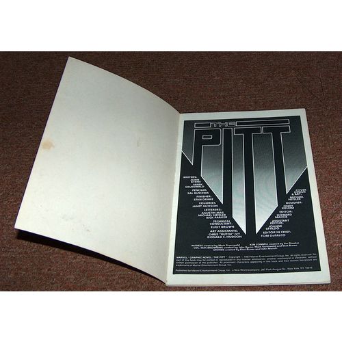 THE PITT : MARVEL GRAPHIC NOVEL : JOHN BYRNE/MARK GRUNWALD : 1987 : fine