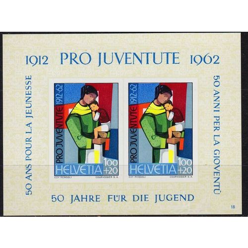 SCHWEIZ SWITZERLAND [1962] MiNr 0763 Block 18 ( **/mnh ) Pro Juventute