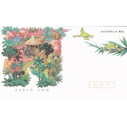 Australia 1994 Zoos Perth Unused prepaid Envelope VGC