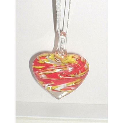 GLASS FRIENDSHIP HEARTS, Pick a colour, Handmade, Great Gift, Hang them up.
