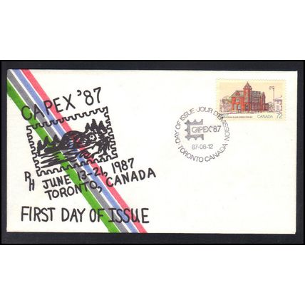 FDC Cover Canada CAPEX '87 (Cachet-U/A) Box0179