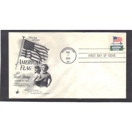 FDC Art Craft 1338A 6c Flag (Cachet-U/A) CV41239