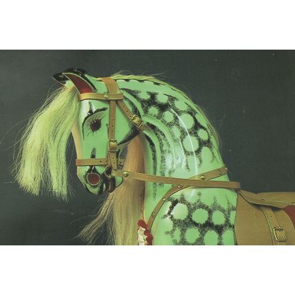 Holme Grey Hand Carved Rocking Horse Shop Yorkshire Postcard