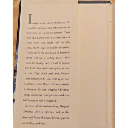 Skipping Christmas by John Grisham (2001, Hardcover, First Edition)
