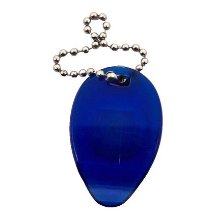 Blue Plastic Oregon Lottery Scratcher Advertising 1 1/2" Keychain Charm Purse