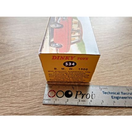 Dinky No534 BMW 1500 - Replica / Repro Box