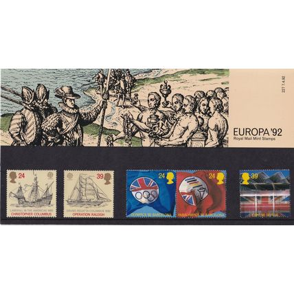 GB 1992 Presentation Pack No. 227 - Europa UMM